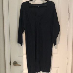 Blue Knit Dress or Long Knit Top